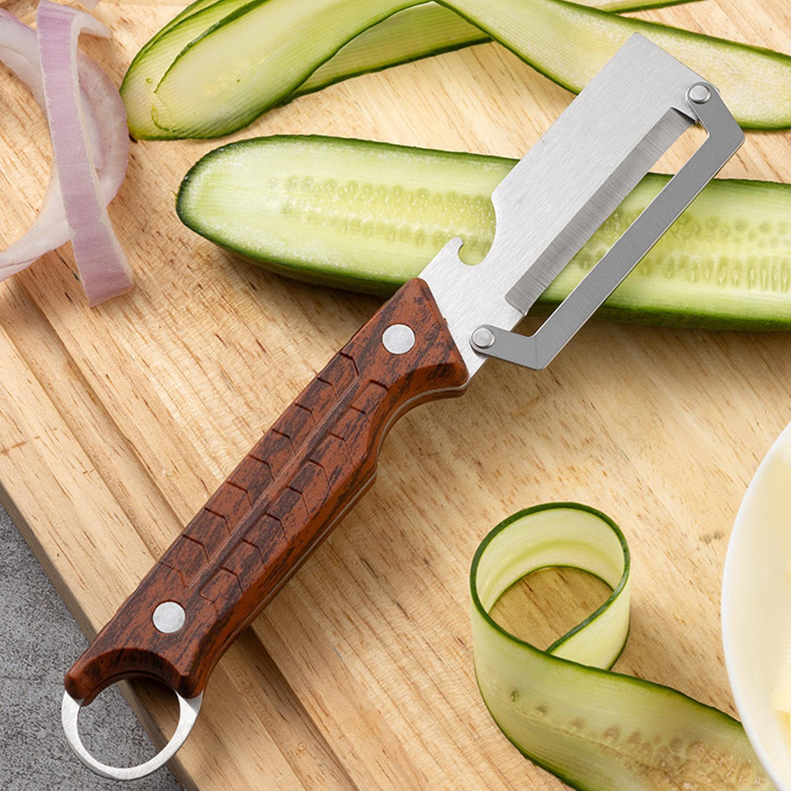 Vegetable Kitchen Gadgets - Pelapatate per cucina, ergonomico, in acciaio