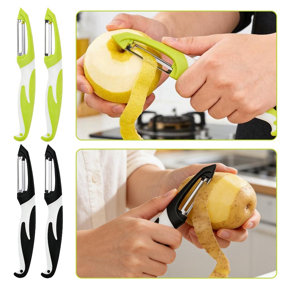 Vegetable Kitchen Gadgets - Affettaverdure in Acciaio Inox, Pelapatate, Coltello,