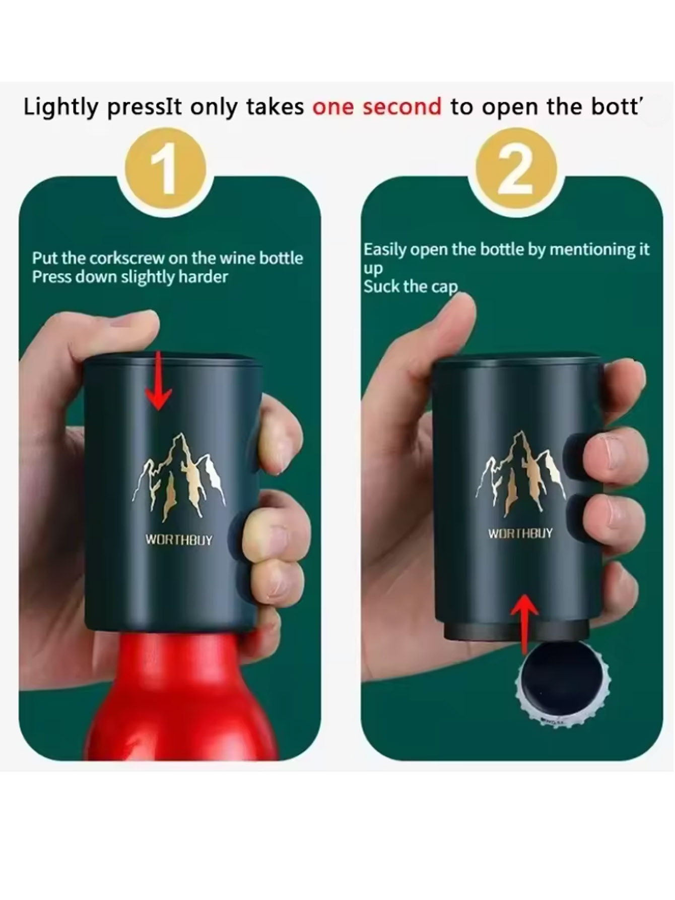 Kitchen Gadgets And Equipment - 1 pz apribottiglie automatico per birra