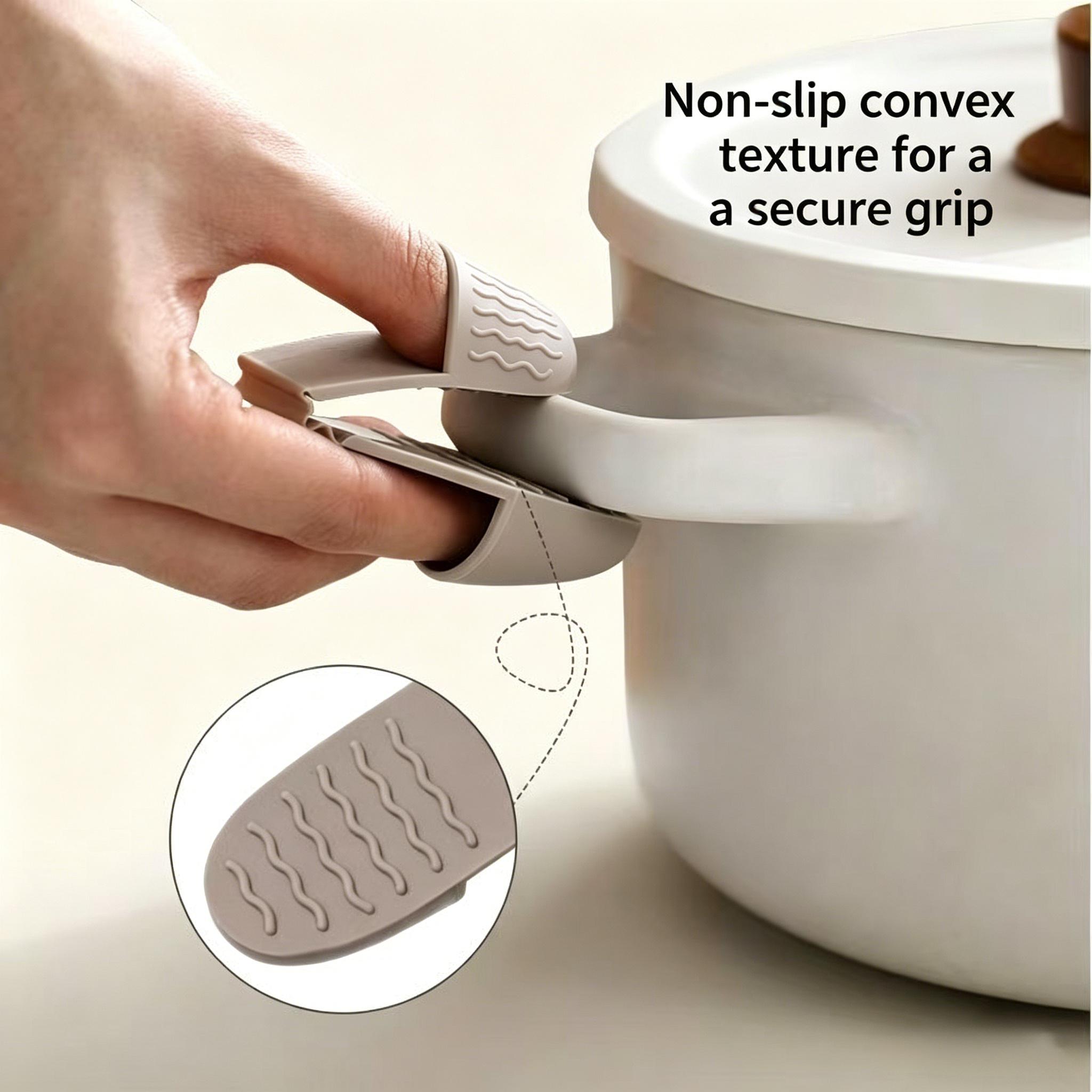 Kitchen Gadgets Built In - Guanti da Cucina Antiscivolo in Silicone,