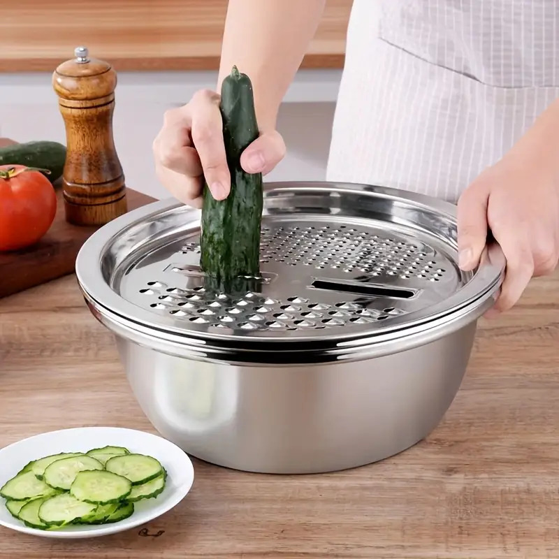 Set di 3 Scolapasta in Acciaio - Cheese Grater Box recensione e prezzo