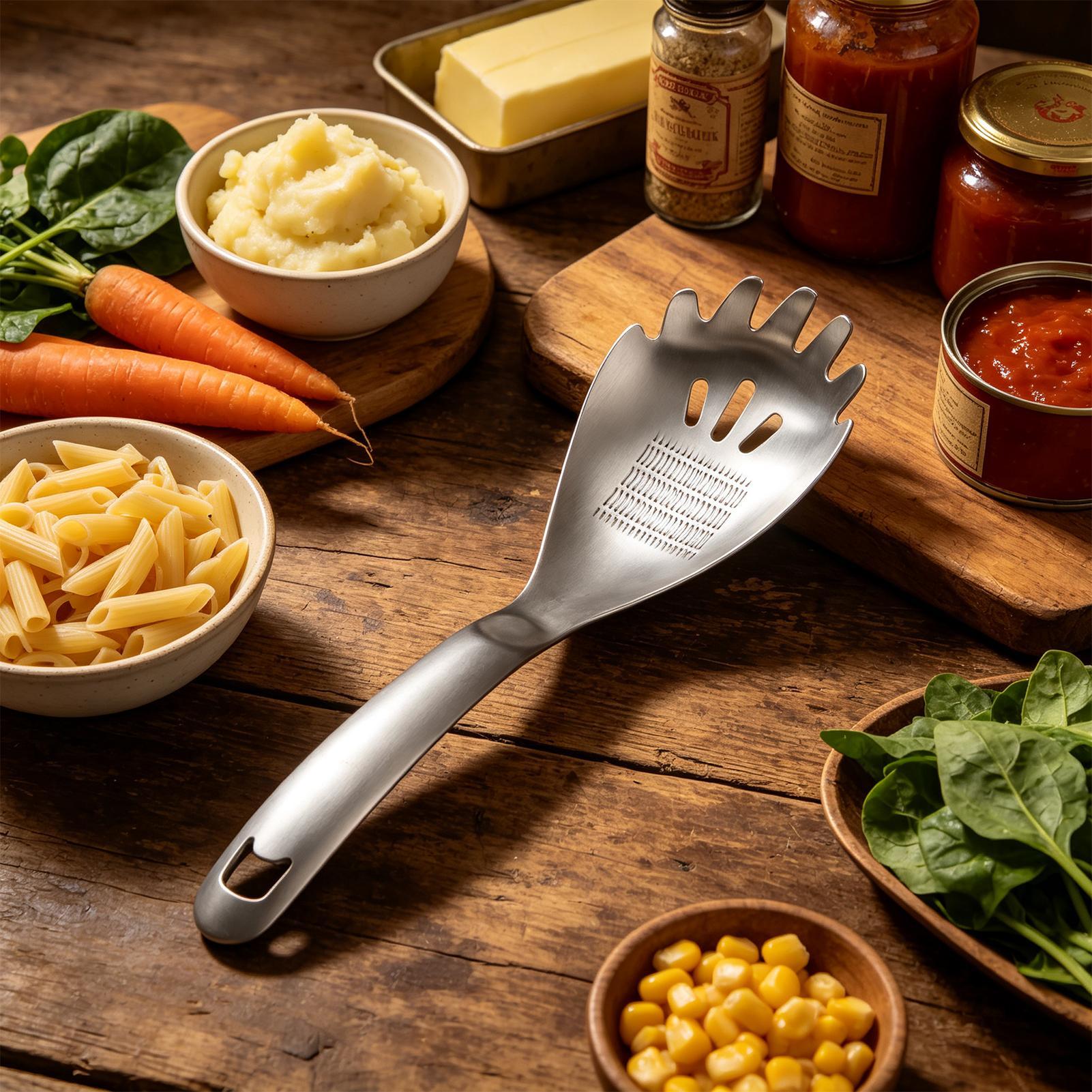Cucchiaio da cucina in metallo - Kitchen Gadgets Pasta recensione e prezzo