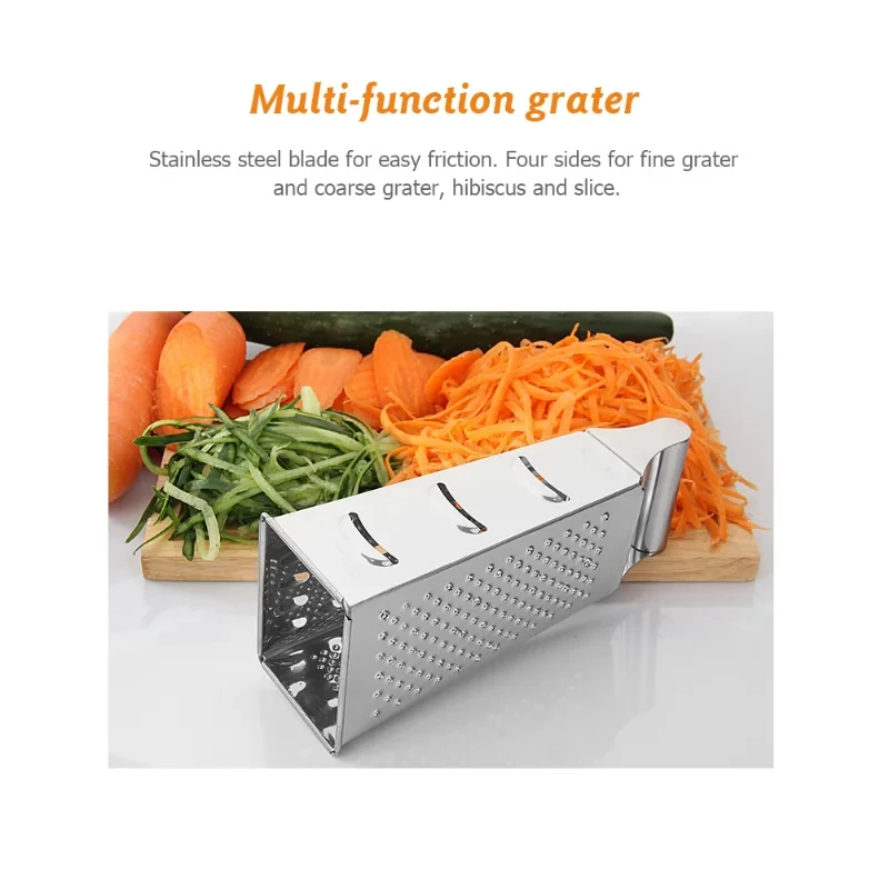 Grattugia a 4 Lame in Acciaio  - Cheese Grater Box recensione e prezzo